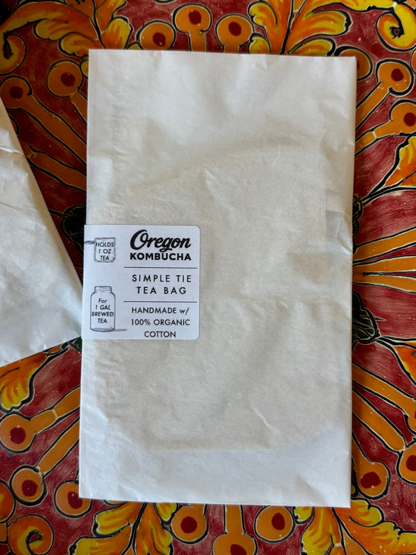 Organic Cotton Simple-Tie Reusable Teabag