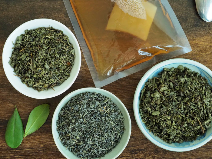 Kombucha Flavor Pack - Three GREEN Teas with Kombucha SCOBY