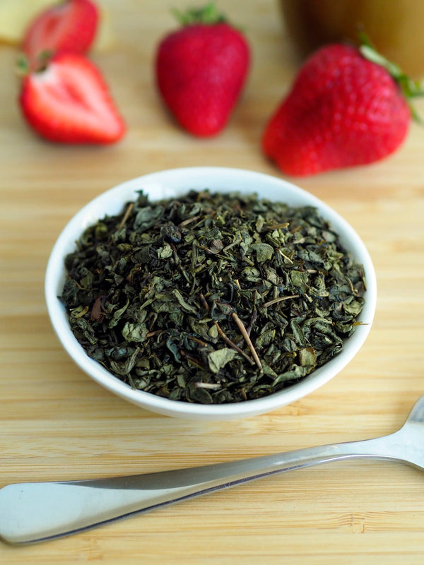 Loose Leaf Strawberry Green Tea