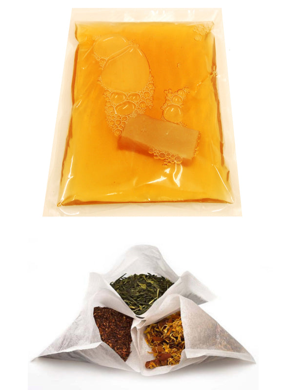 Kombucha Flavor Pack - Three GREEN Teas with Kombucha SCOBY